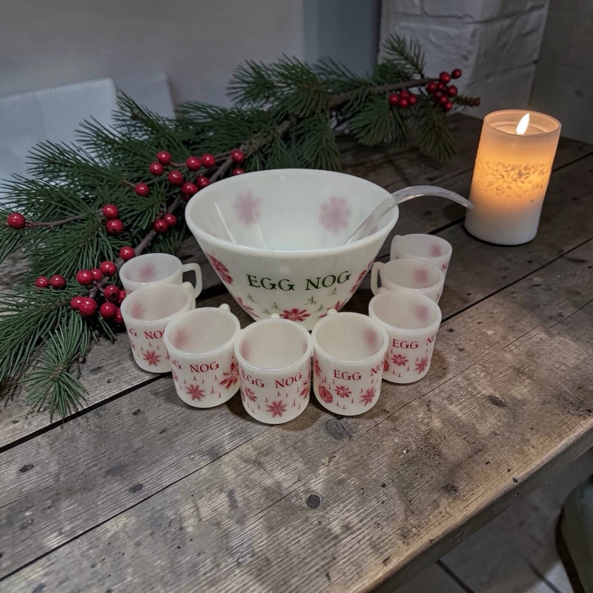 Fire King Egg Nog for sale | eBay