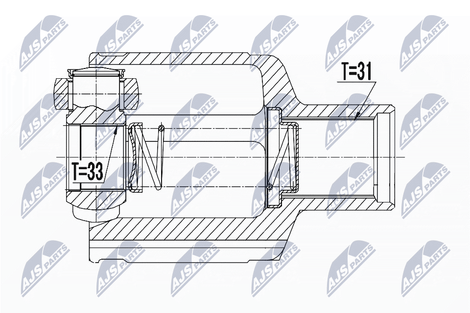 Fits NTY NPW-RE-060 Inner joint - Image 7