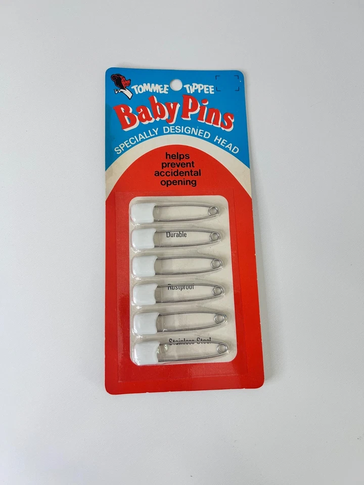 Paquete de seis (6) prendedores para bebé Tommee Tippee blancos sin abrir Foto 2 de 3