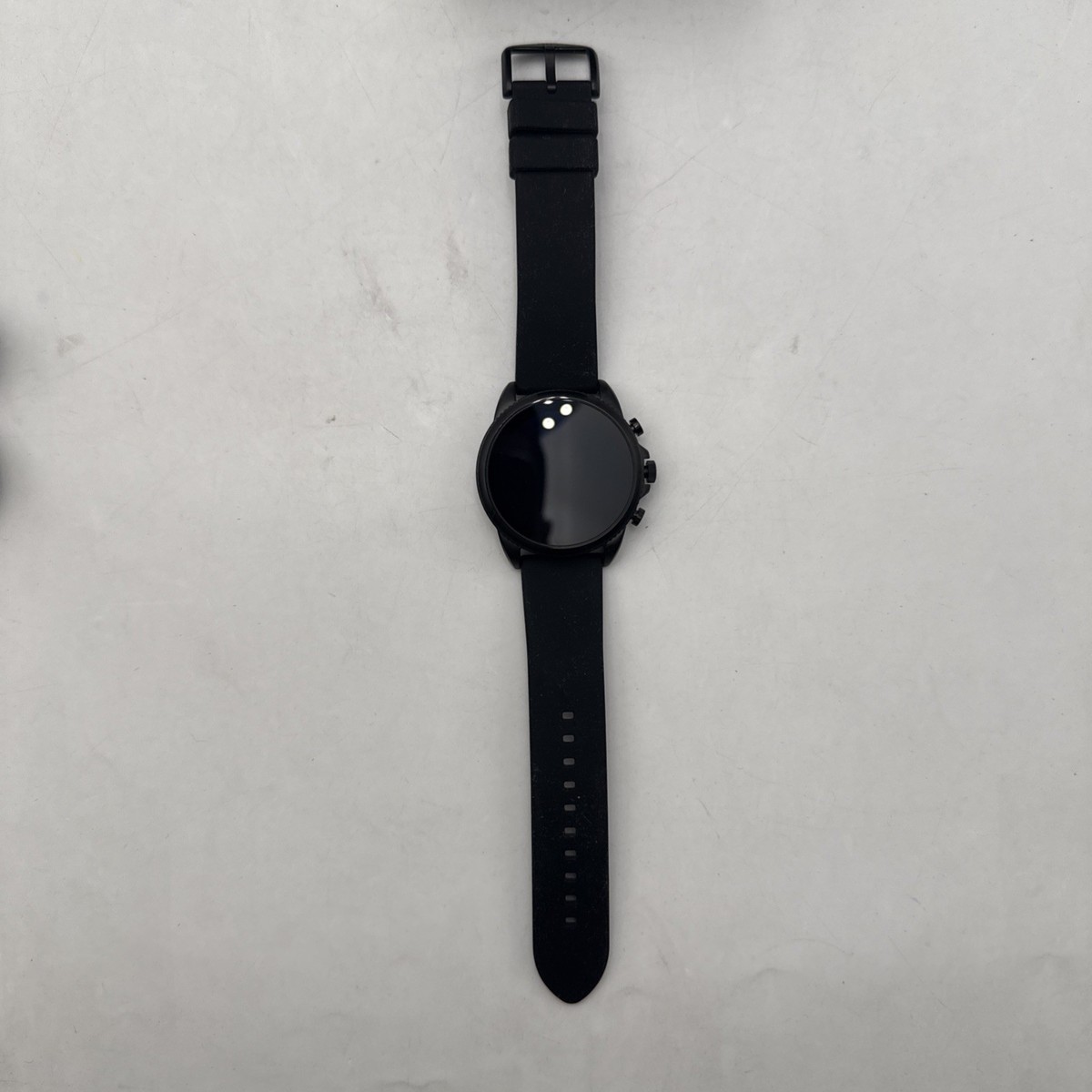Fossil Gen 6 Smartwatch Black Stainless Steel Men display picture 2
