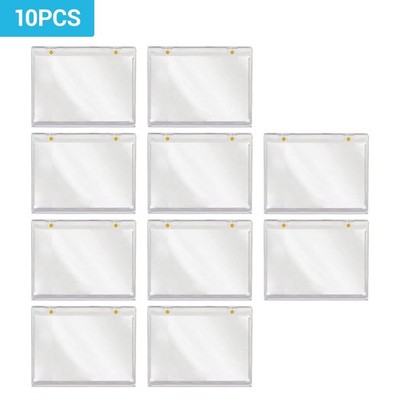 10PACK Magnetic Trading Card Holders 175PT Vertical Double Booklet UV Protection