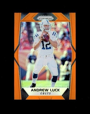 2017 Prizm ORANGE REFRACTOR SP ANDREW LUCK /275! Indy COLTS QB