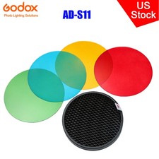 Godox AD-S11 4 Color Gel Filter Honeycome Gri...