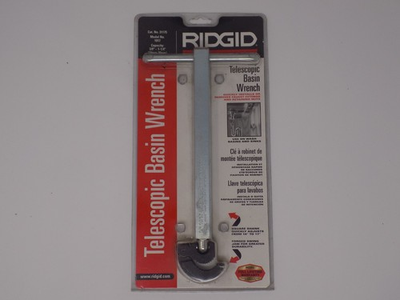 #ad Ridgid Model 1017 Adjustable Telescopic Basin Wrench Capacity 3 8quot; 1 1 4quot; NIP $37.39
