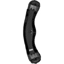 Waldhausen Schwarz/Schwarz 50 cm Mond-Kurzgurt mit Teddyfell Mondgurt Kurzgurt