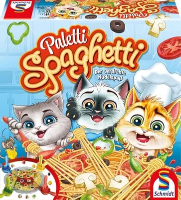 Paletti Spaghetti, Aktionsspiel für Kinder und Erwachsene, Schmidt Spiele 40626