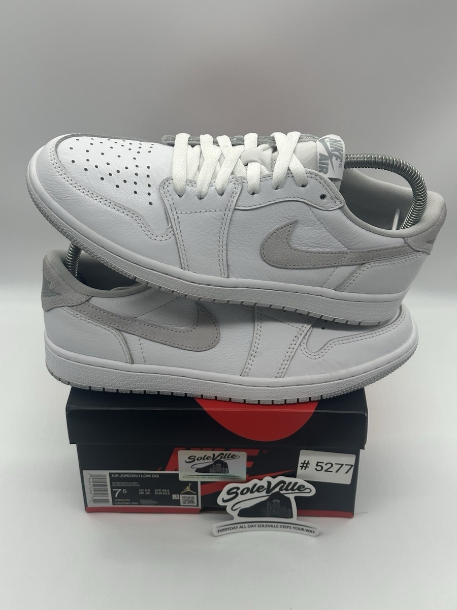 Size 7.5 - Jordan 1 Low OG Neutral Gray | eBay