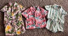 Toddler Boy Old Navy Lot Size 12-18 Months Tropical