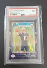 2024 Panini Donruss Optic - Rated Rookie Drake Maye #229 Purple Shock Prizm (RC)