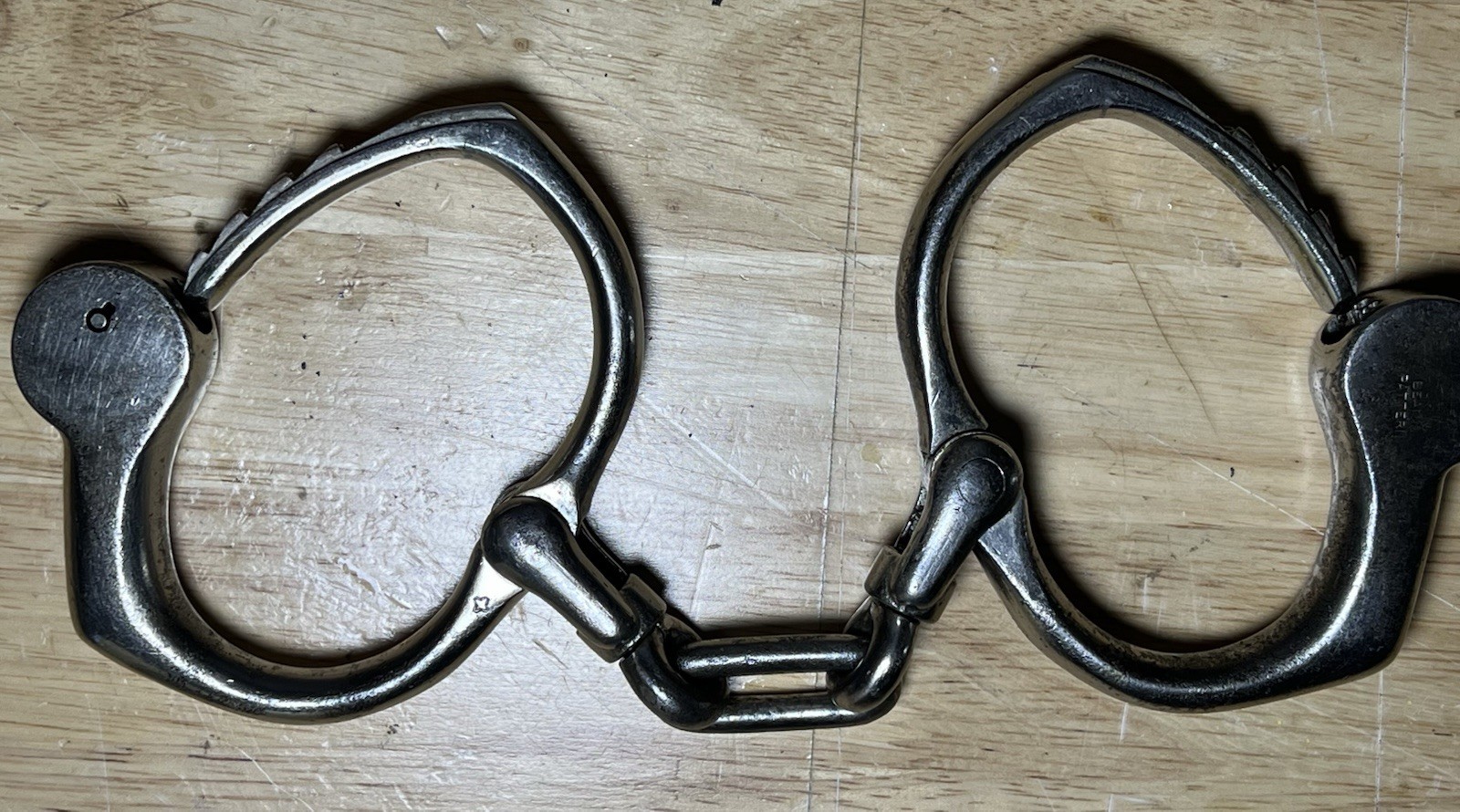 Antique Tower Beans Pattern Handcuffs with Key