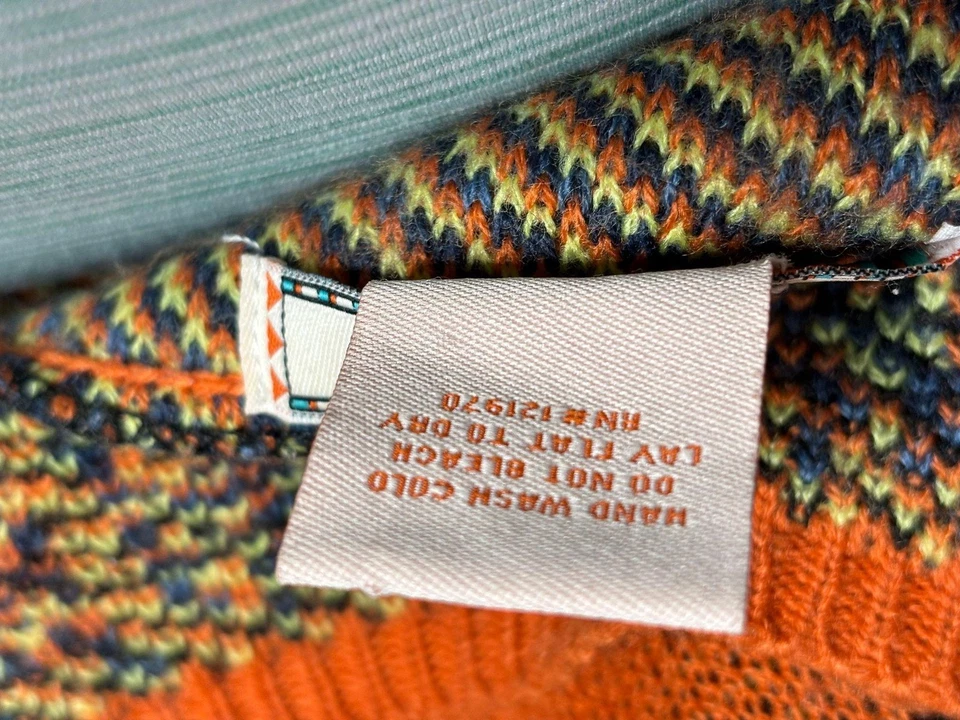 Suéter Flying Tomato Mujer Pequeño Negro Naranja Frente Abierto Cárdigan Paisley Boho Foto 4 de 4