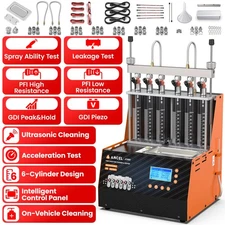 Ancel JC600 Ultrasonic Fuel Injector Tester Fuel Injector Cleaner Machine Kit