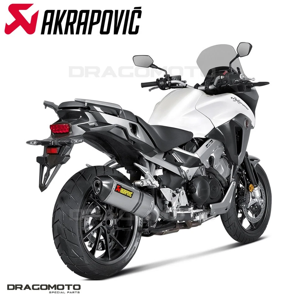 Scarico HONDA VFR 800 FD ABS Interceptor Deluxe 2014-2015 AKRAPOVIC Titanio S... Foto 3 de 4