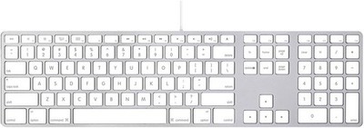 Apple Wired Keyboard A1243 Englisch, Hebräisch, Französisch, VIELE SPRACHEN NEU
