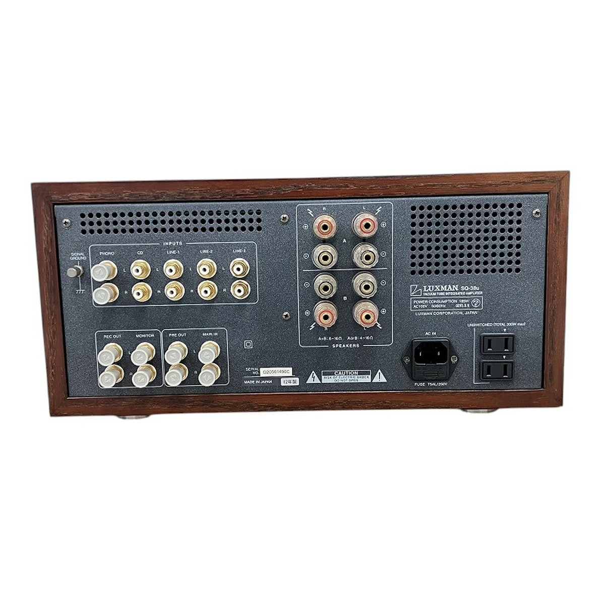 LUXMAN SQ-38u Vacuum Tube Integrated Amplifier 100V w/ Box