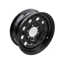 Black 16x6 Tralier Rim Wheel 6 Lug Holes On 5.5 6x5.5 16 Inch 16 X 6 X 5.5