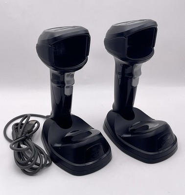 Lot of 2  Zebra DS9908-DLR0004ZZUS USB Barcode Scanner Excellent Condition