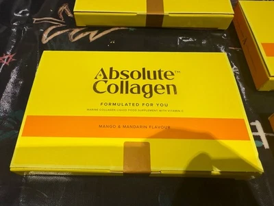 Brand New & Sealed Absolute Collagen Marine Liquid Mango & Mandarin 14 Sachets