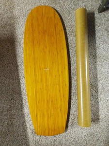Ebb and Flo balance board surf trainer good condition bamboo 