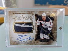 Connor Mcdavid The Cup Splendor 33/36 NHL 2 Colors. Oilers Edmonton 21-22 