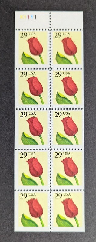 TULIP  {Booklet  pane of 10} #2527