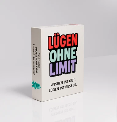 Lügen ohne Limit: Gesellschaftsspiel für Erwachsene – Partyspiel für 3-15 Person - Bild 1 von 4