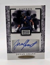 2021 Sage Premier Draft - Autographs Jovan Grant #A31 (AU, RC)