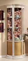 Luxus Holz Vitrine Anrichte Design SchräNke Italienische MöBel Schrank