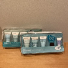 Lot Of 2 NOS Ahava Minerals For Healthy Skin Kit Travel Sizes