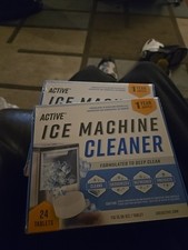 ACTIVE Ice Machine Cleaner Maker Descaler - 24 Tablets - SEALED Qty 1