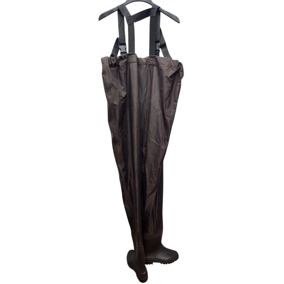 Field and Stream Chest Fishing Waders Mens 11/44 Brown Shoulder Straps Casual - Image 3 of 4