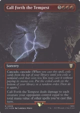MTG Call Forth the Tempest (Borderless) Foil NM Commander Lord of the Rings LOTR