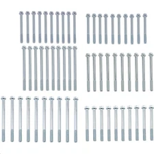 Bolt MC Hardware M6 Small Hex Head Flange Bolts Refill Pack - 60, 65, 70, 75, 80