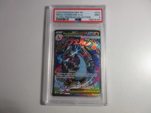 PSA 9 Mega Charizard EX Ultra Premium Collection Promo Pokemon Card