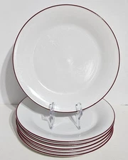 (6) Oneida Casual Settings American Beauty Dinner Plates 10” - Set Of 6