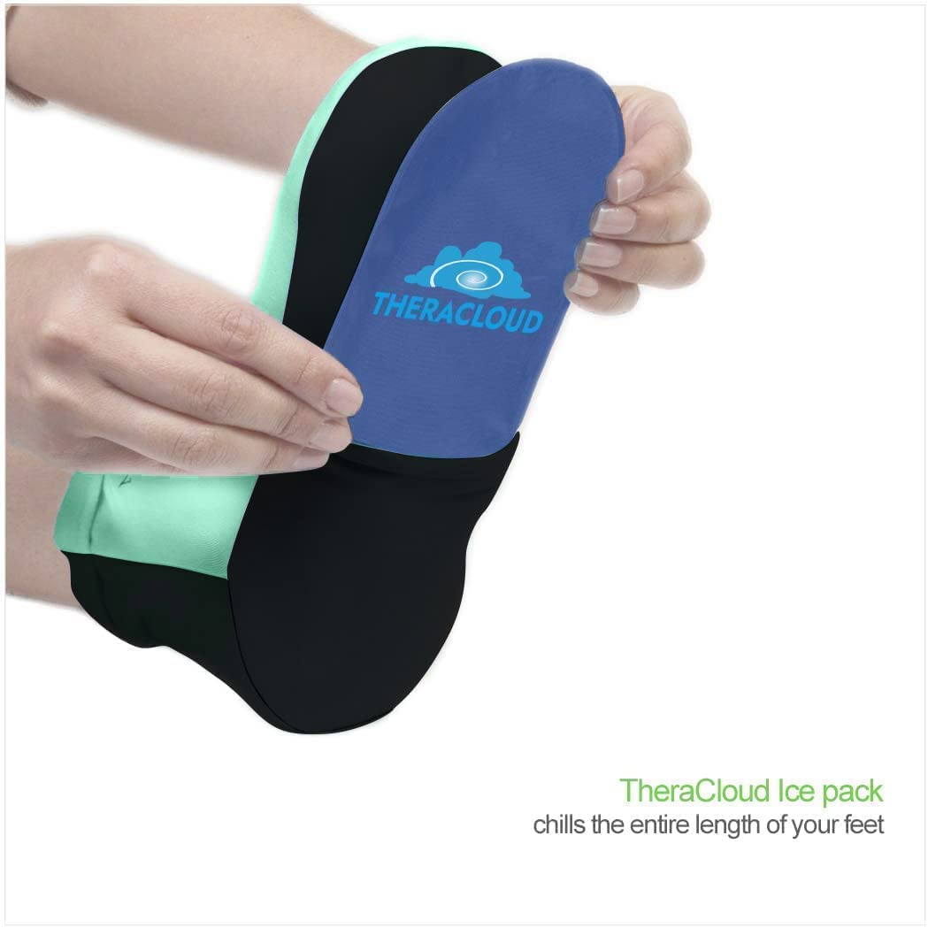Cold Therapy Neuropathy Ice Socks includes 4 gel Packs Cooling Feet