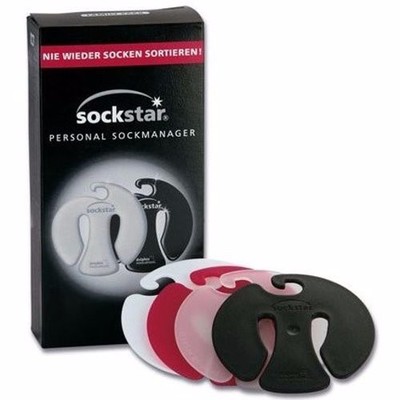 SOCKSTAR SOCKENKLAMMERN SOCKENCLIPS 20 Stück in der Edition Black & White