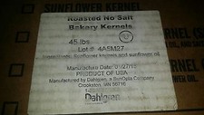 SUNFLOWER SEEDS/KERNELS ROASTED NO SALT SHELLED FREE SHIPPING 45 LBS