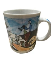 VTG Chaleur Master Collection D. Burrows Pablo Picasso Mug, Joie de Vivre, 16oz