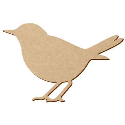 MDF Amsel - Deko Basteln 5-50 cm