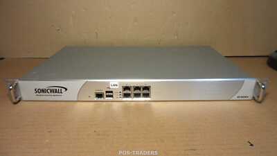 SonicWall NSA 2400 VPN 6x Gigabit Security Firewall Appliance 1RK25-084 + EARS