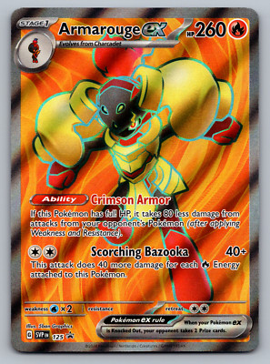 Armarouge ex SVP 125 Full Art Holo Black Star Promo NM