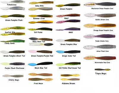 Missile Baits Ned Bomb Ned Rig Worm - Choice of Colors
