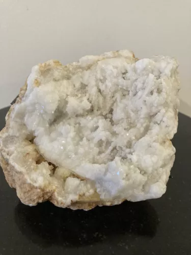 White Druzy Quartz Geode 1.5 Lbs.
