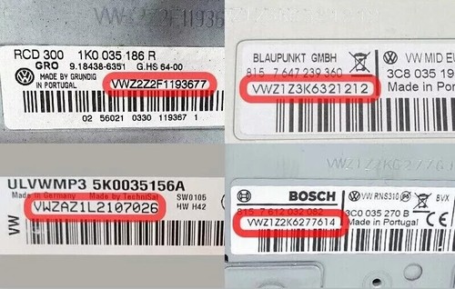 🔥🔥🔥VW AUDI SEAT SKODA RADIO UNLOCK SERVICE ANTI THEFT CODE PIN DECODE - Picture 5 of 5