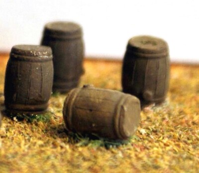 Große Holz Eiche Läufe A86p Bemalt n Spur Maßstab Langley Models 1/148 Metall