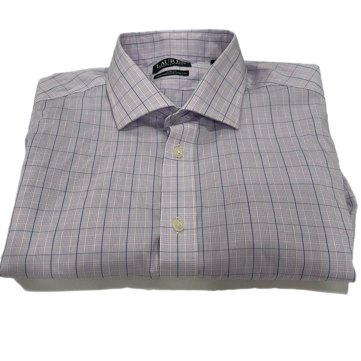 Lauren Ralph Lauren Black Label Slim Fit Performance Stretch Dress Shirt  Size XL