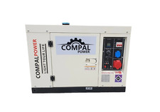 GENERATORE DI CORRENTE SILENZIATO 10KW DIESEL  MONOFASE TRIFASE