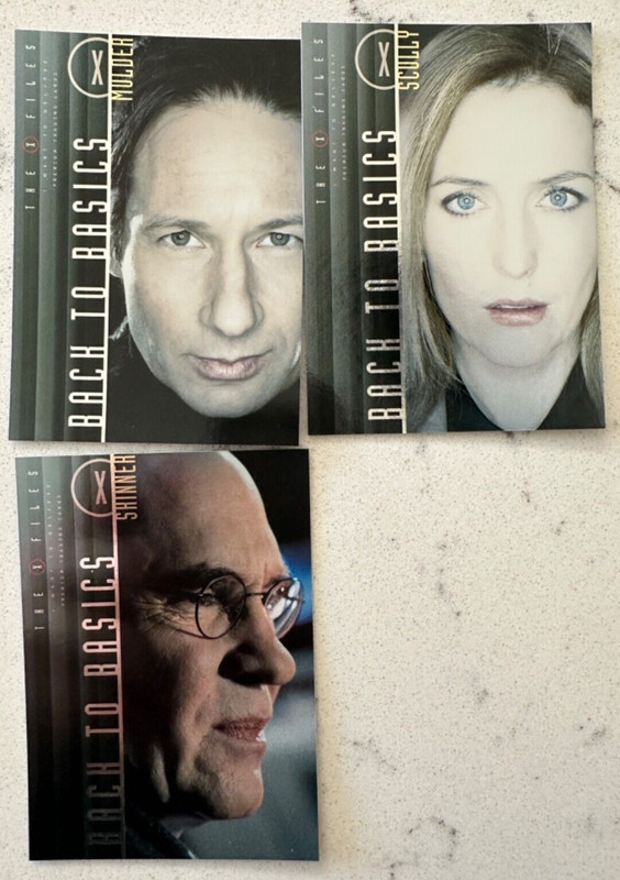 2008 Inkworks The X-Files Back To Basics Chase 3 CARD SET   -35