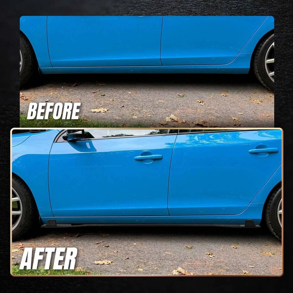 For Chrysler Town & Country 1989-2016 Extension Side Skirt Splitter Spoiler Lip - Image 4 of 4